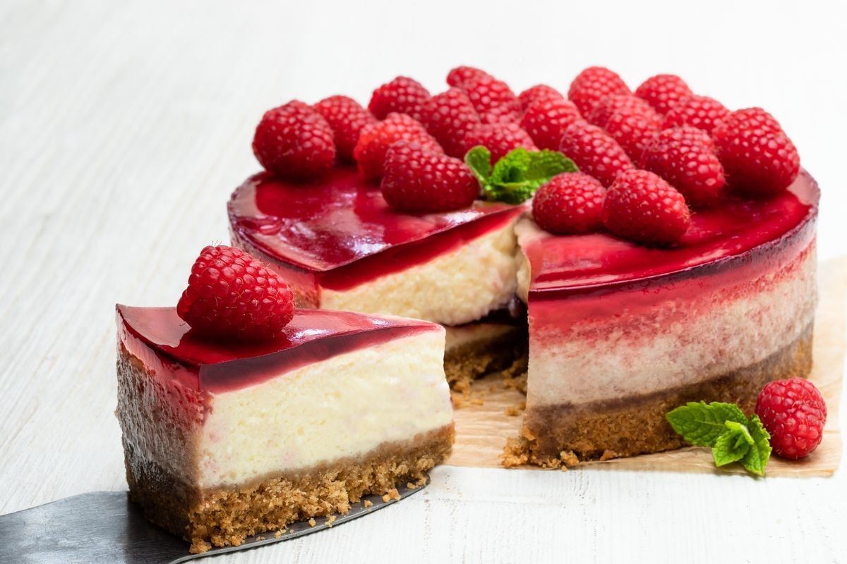 Cheesecake a fette con confettura al lampone! In sconto dalle 20 alle 23!
