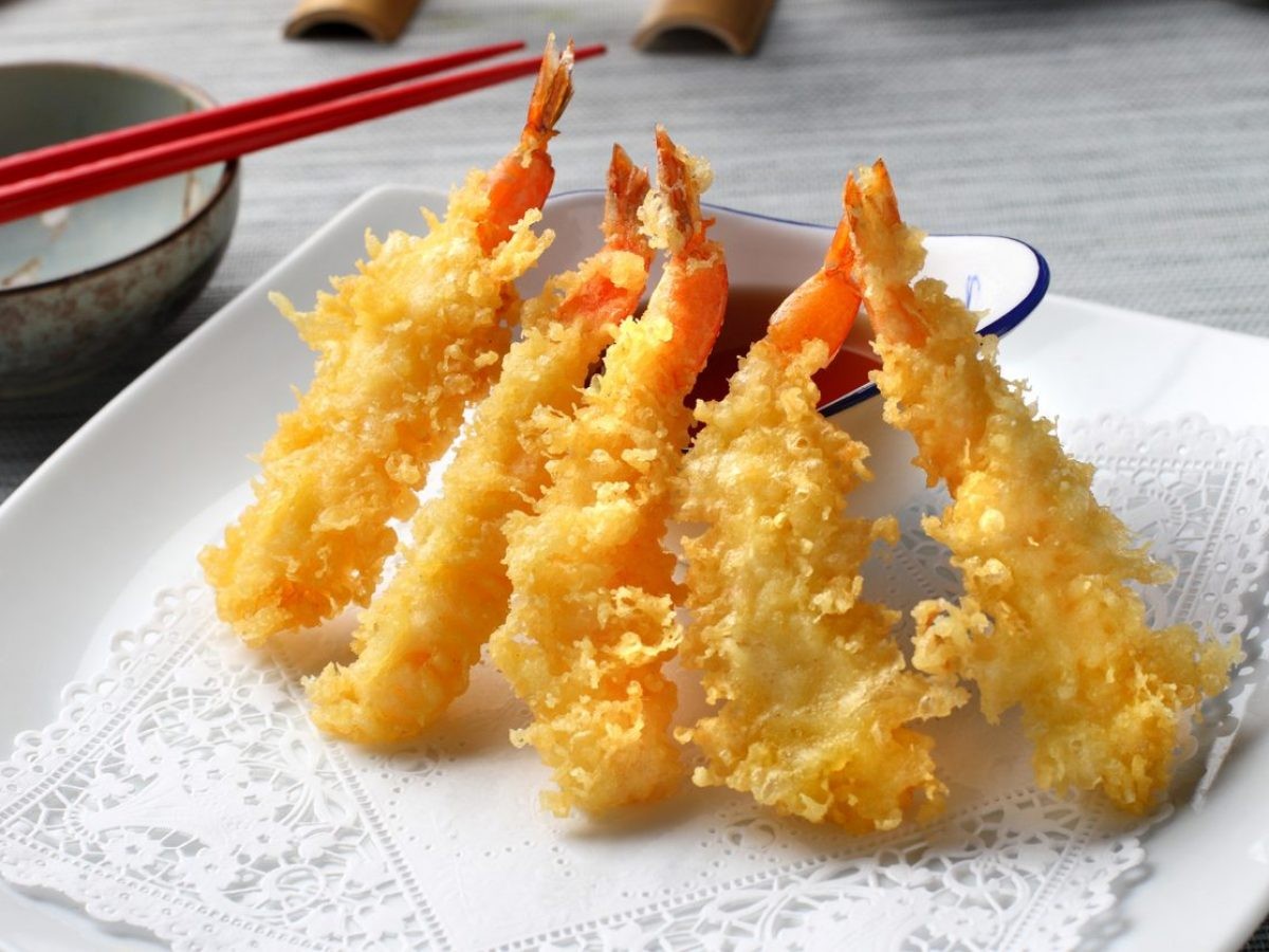 Gamberi in Tempura